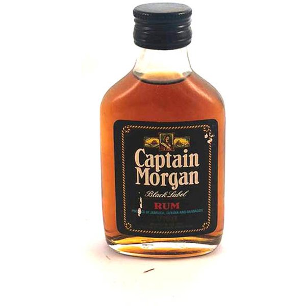 1970s Captain Morgan Blue Label Jamaica Rum  [MINIATURE - 5cls]